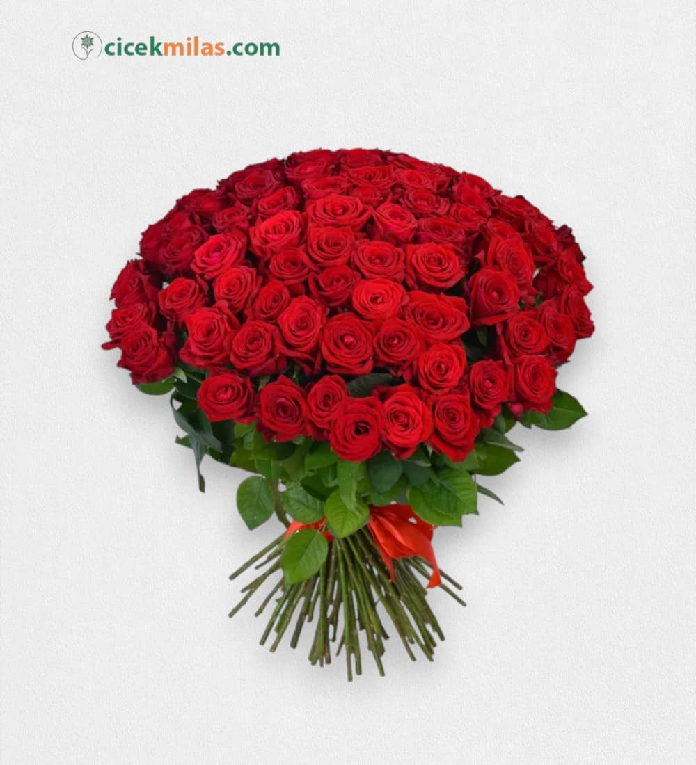71 Adet Kırmızı Gül Buketi