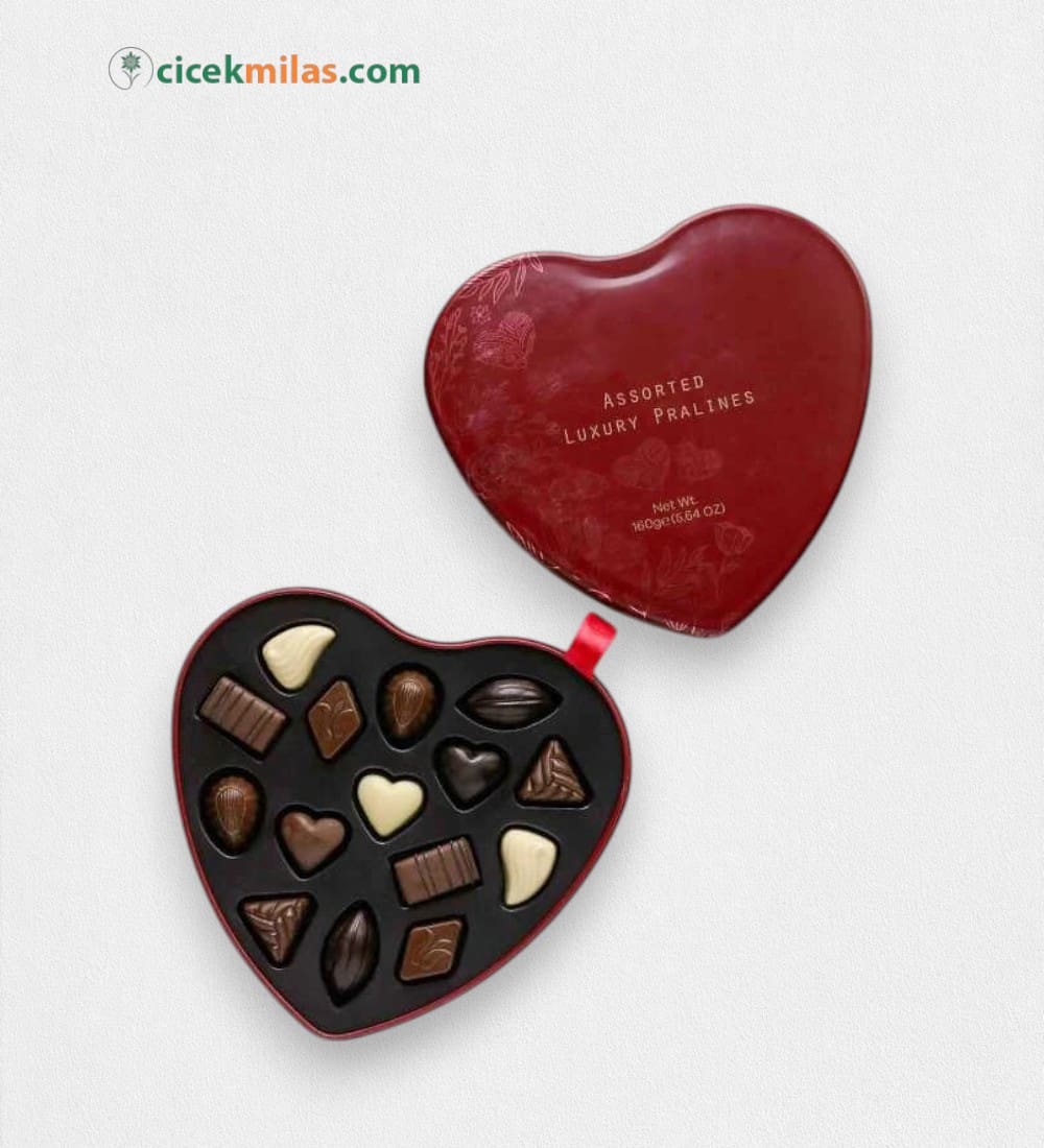 Luxury Metal Kalpli Kutuda Çikolata — 2