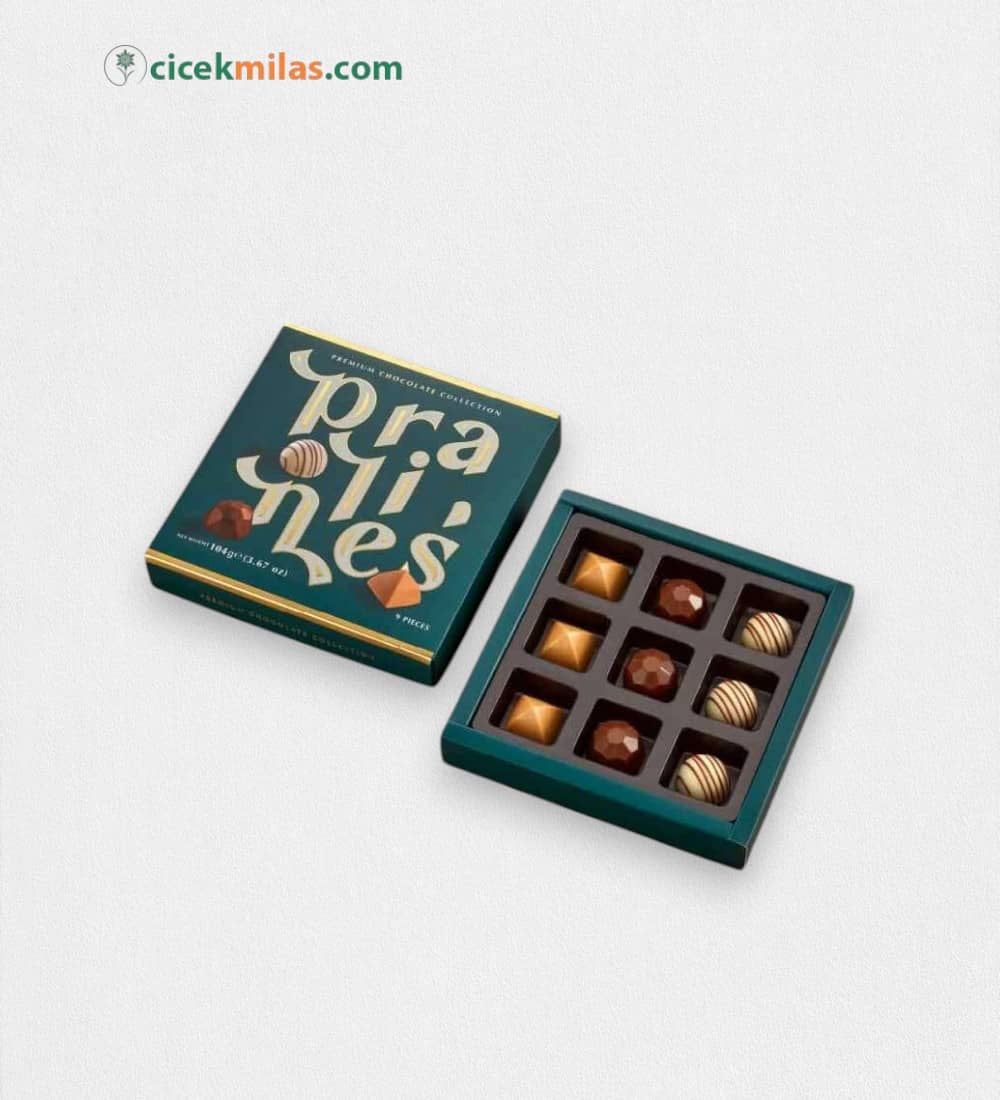 Premium Collection Pralines Yeşil Kutu Çikolata — 2